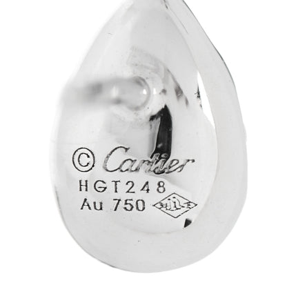 Cartier 18K White Gold Diamond Etincelle De Cartier Earrings 4 of 6