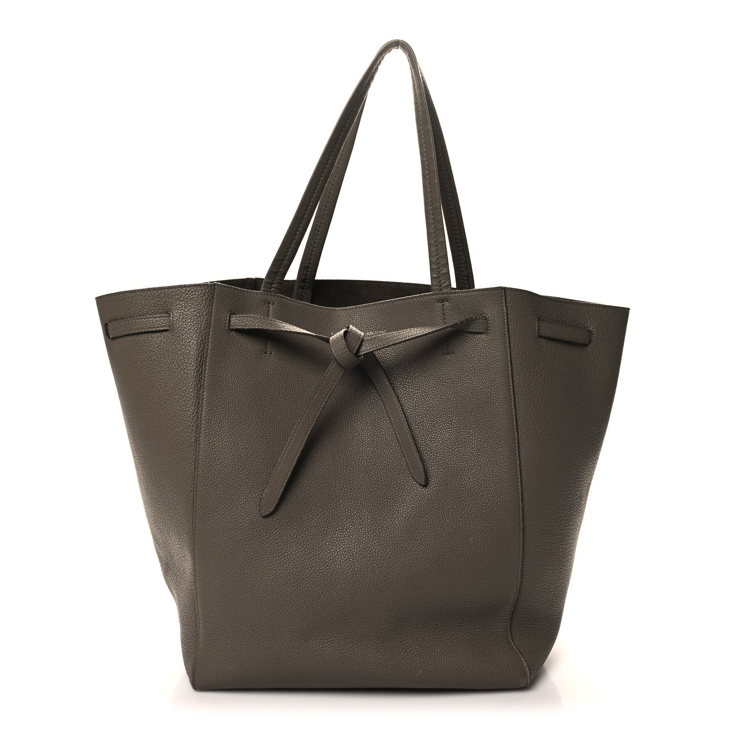 Celine Soft Grained Calfskin Small Belt Cabas Phantom Taupe 1 of 10