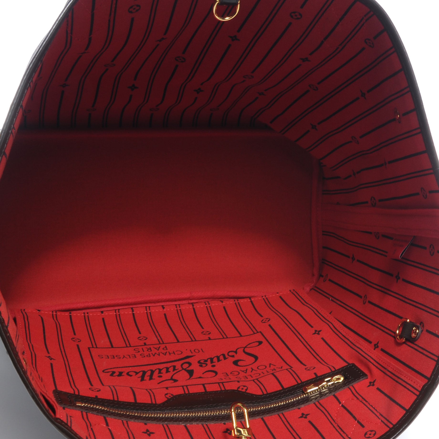 Louis Vuitton Damier Ebene Neverfull MM 5 of 8