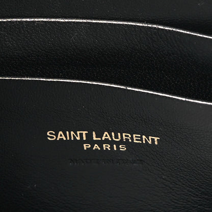Saint Laurent Calfskin Heart Leopard Print Monogram Mini Lou Camera Bag Toffee 6 of 9