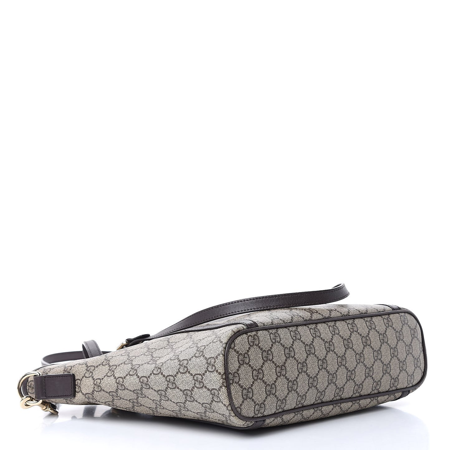 GG Supreme Monogram Medium Joy Tote Dark Brown