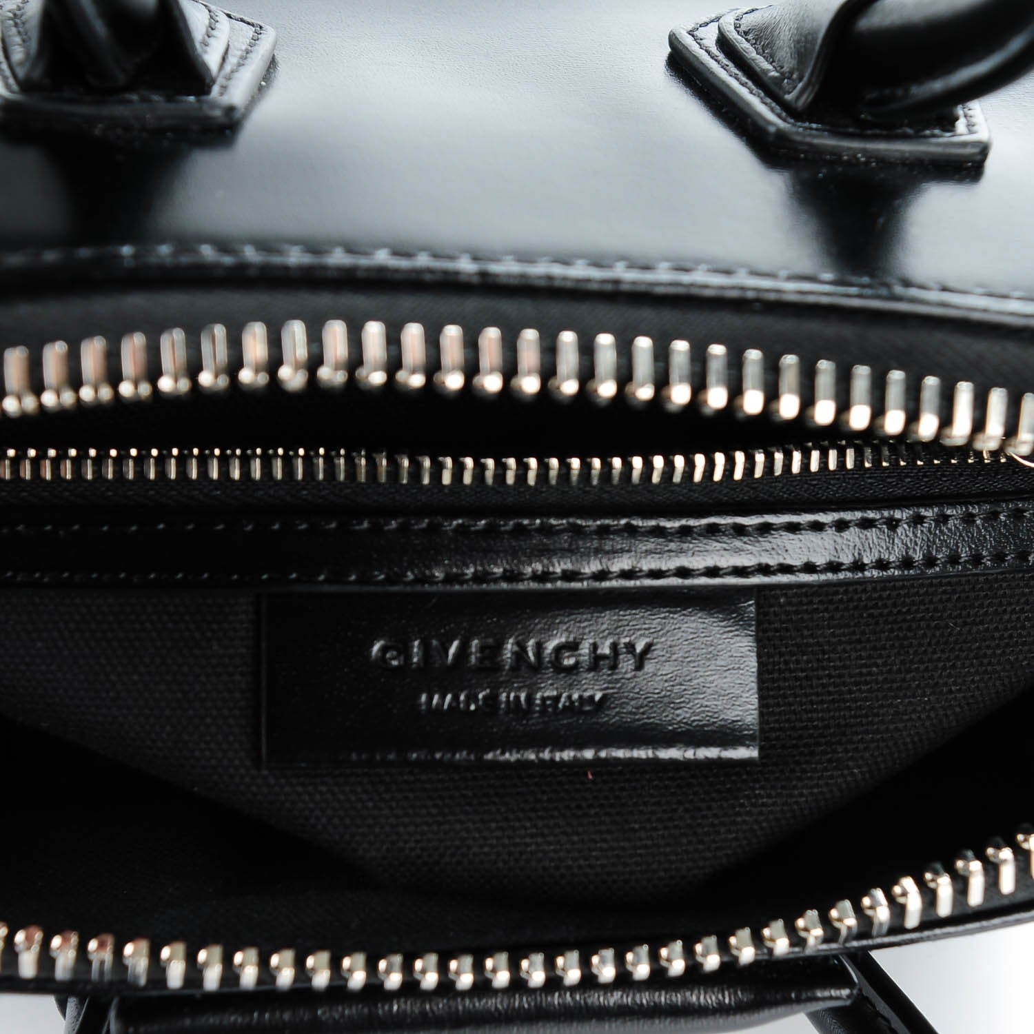 Givenchy Shiny Lord Calfskin Mini Antigona Black 6 of 7