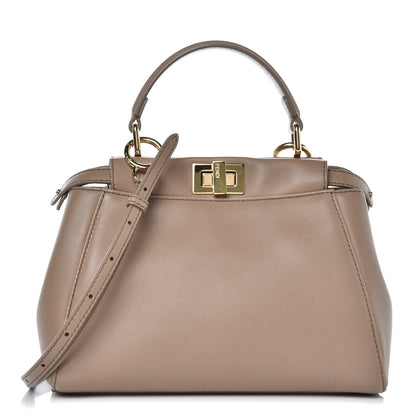 Fendi Nappa Mini Peekaboo Iconic Satchel Ratmusquet 1 of 8