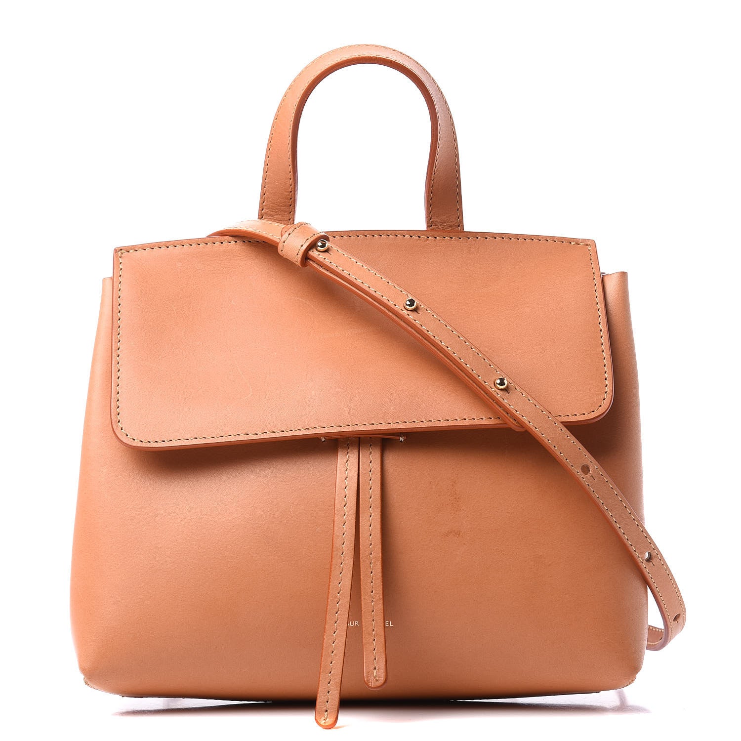 Mansur Gavriel Calfskin Mini Mini Lady Bag Camello Rosa 1 of 11