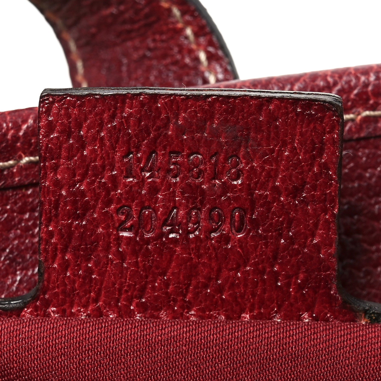 Gucci Canvas Horsebit Print Piston Lock Tote Red 7 of 10