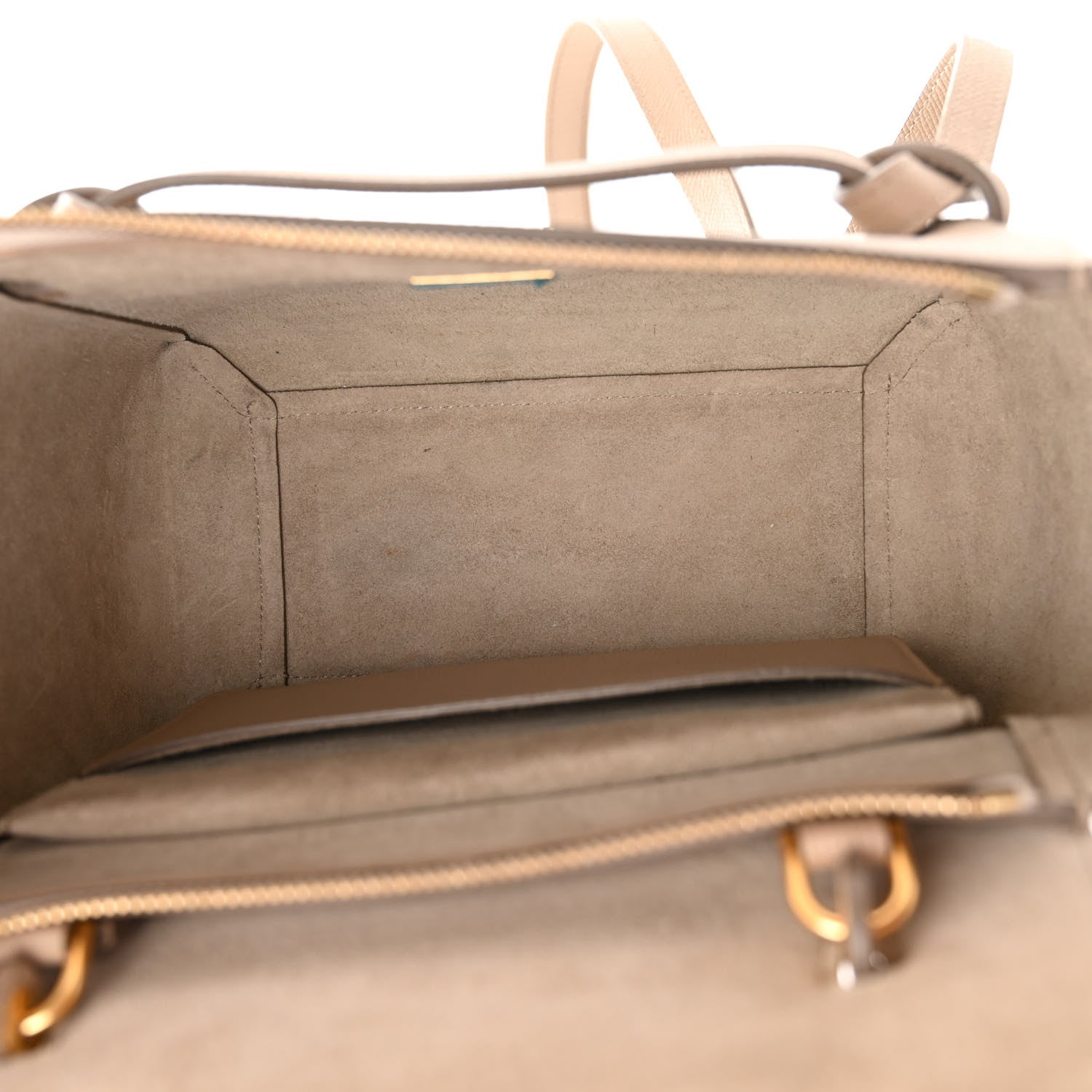 Celine Baby Grained Calfskin Micro Belt Bag Light Taupe 5 of 14