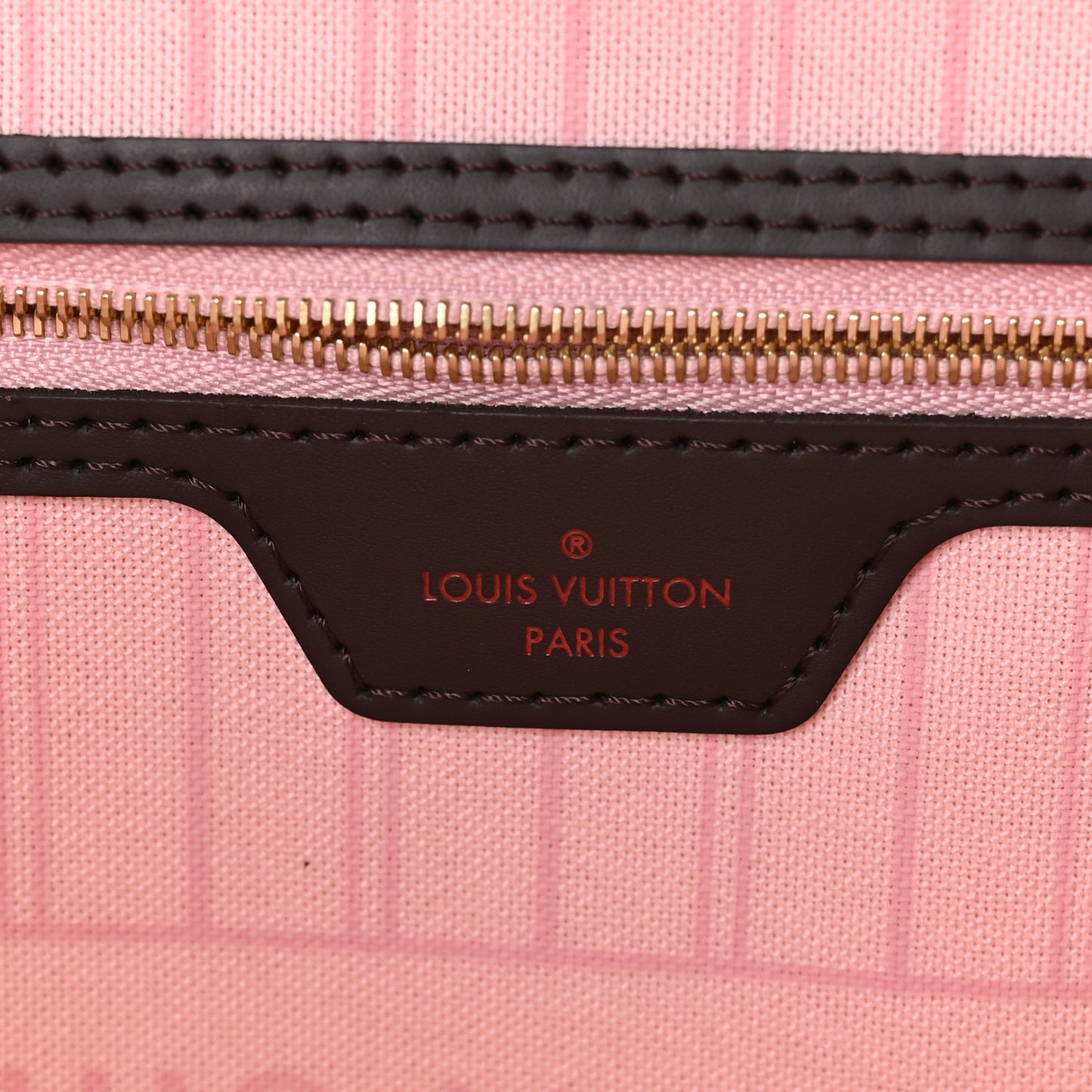 Damier Ebene Neo Neverfull MM Rose Ballerine