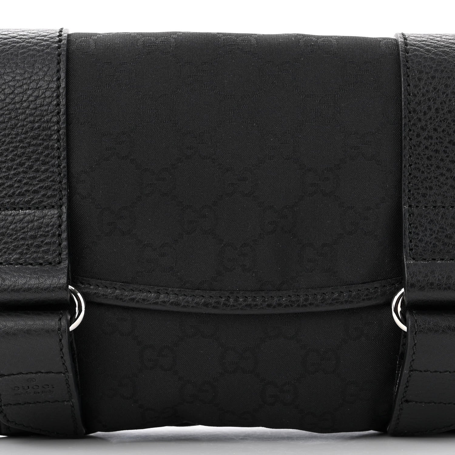 Gucci Monogram Waist Belt Bag Black 8 of 12