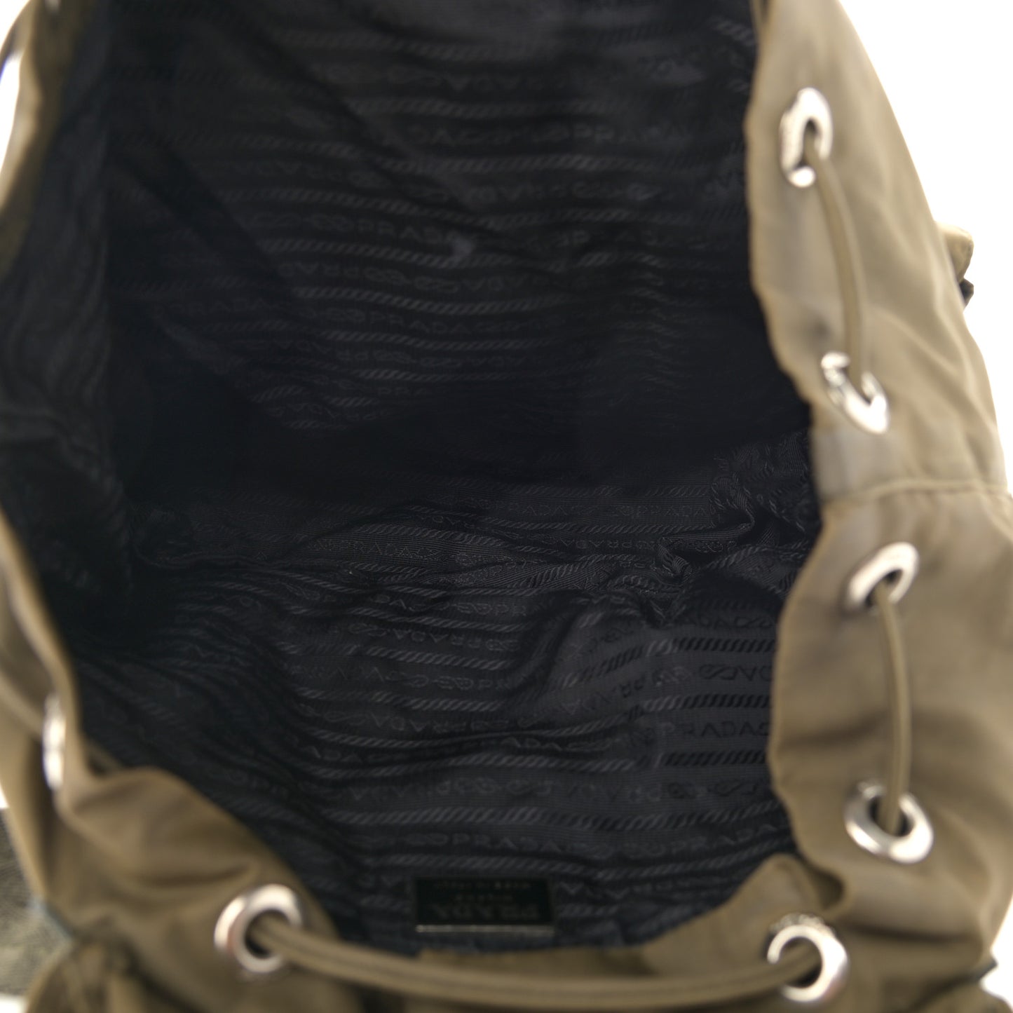 Nylon Vela Large Backpack Green