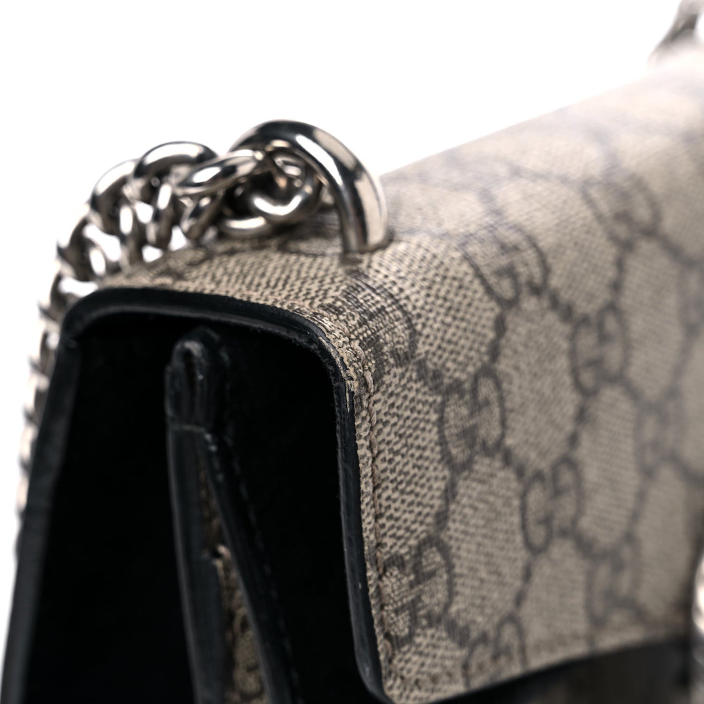 GG Supreme Monogram Mini Dionysus Shoulder Bag Black