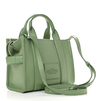 Marc Jacobs Grained Calfskin Small The Tote Bag Aspen Green 3 of 11