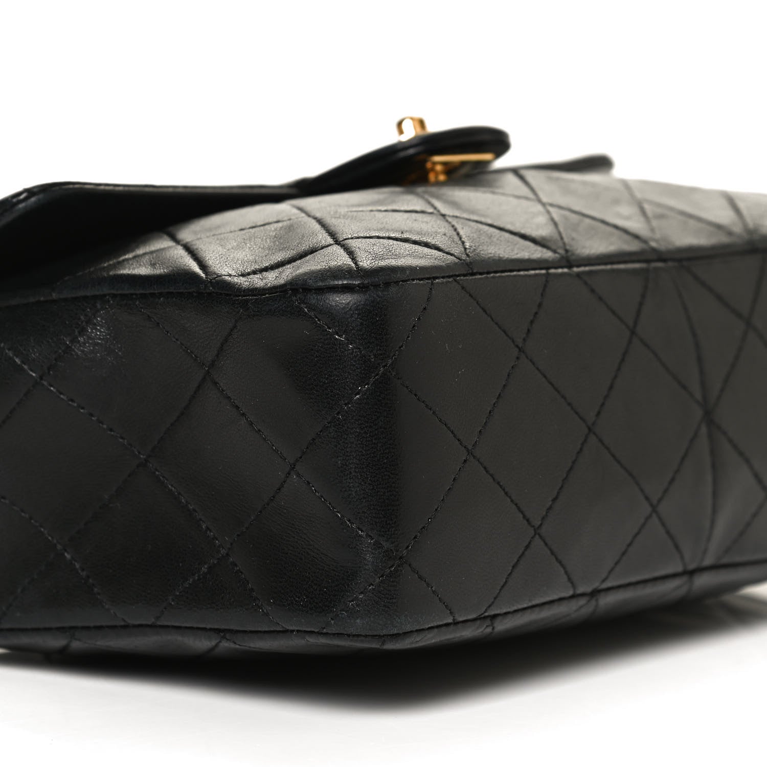 Chanel Lambskin Quilted Small Single Flap Black 10 of 10