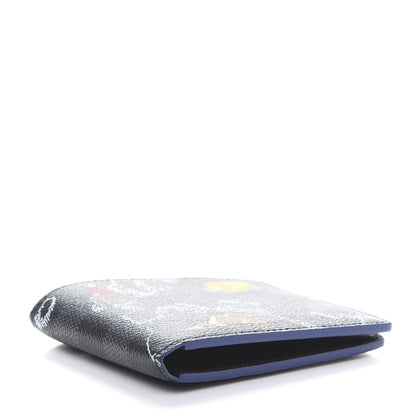 Louis Vuitton Damier Graphite World Map Slender Wallet 4 of 9