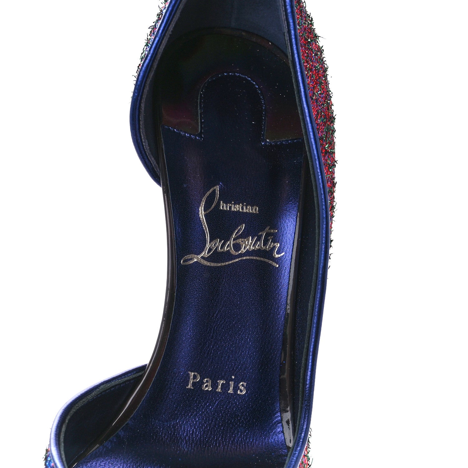 Christian Louboutin Starlight Lurex Iriza 100 Pumps 37.5 Multicolor By Night 7 of 7