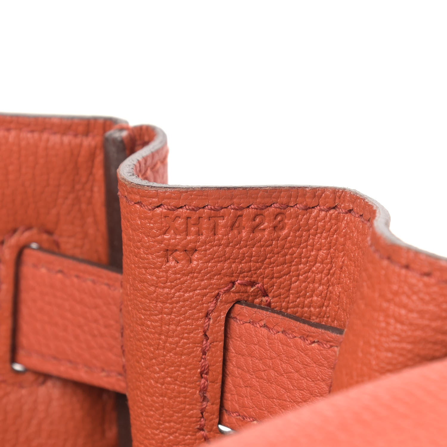 Hermes Togo Kelly Retourne 28 Orange Poppy 7 of 16
