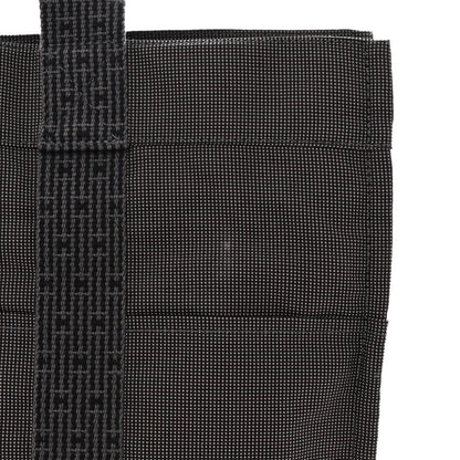 Hermes Toile Fourre Tout MM Grey Black 11 of 12