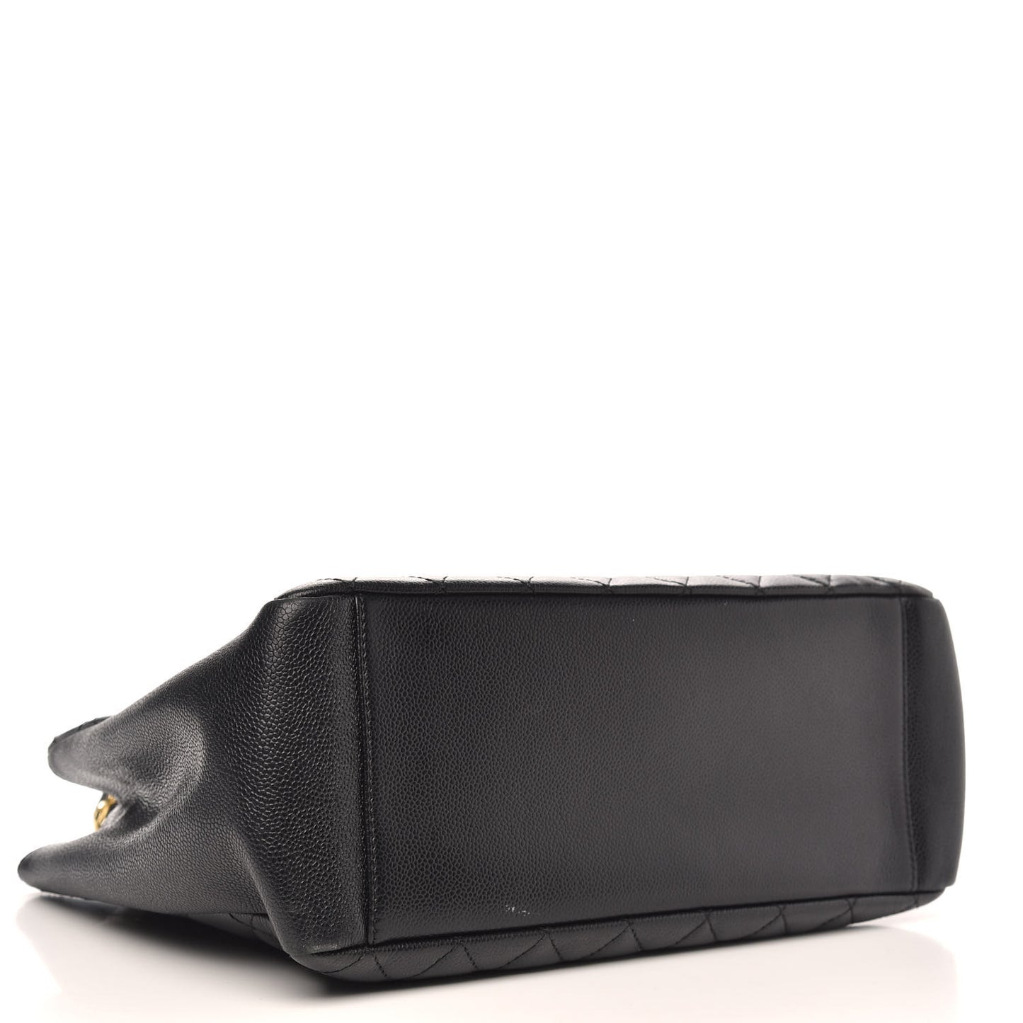 Caviar Quilted Grand Shopping Tote GST Black