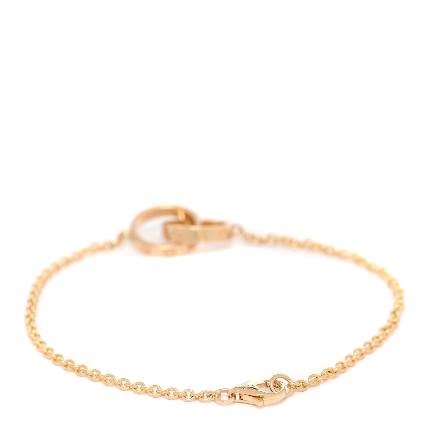 18K Yellow Gold Interlocking LOVE Bracelet