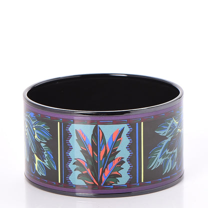 Hermes Enamel Printed Brazil Extra Wide Bracelet 65 3 of 7