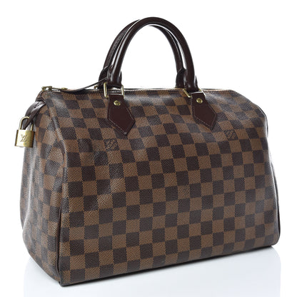 Louis Vuitton Damier Ebene Speedy 30 3 of 21
