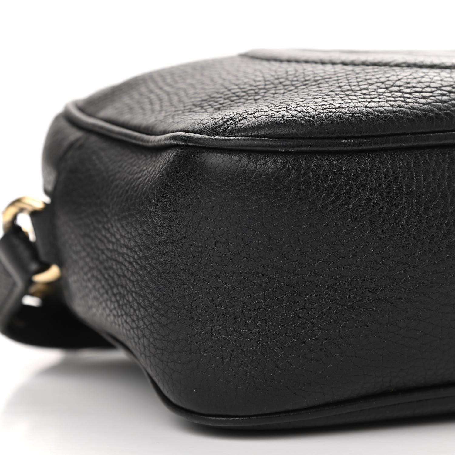 Gucci Pebbled Calfskin Small Soho Disco Bag Black 9 of 17