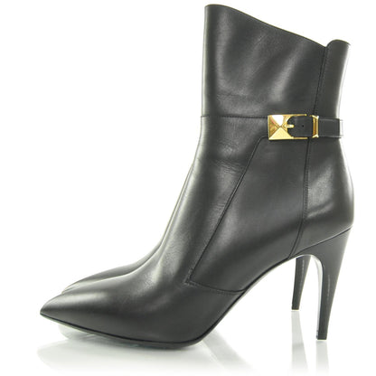 Louis Vuitton Leather Black High Heel Ankle Boots 38 2 of 8