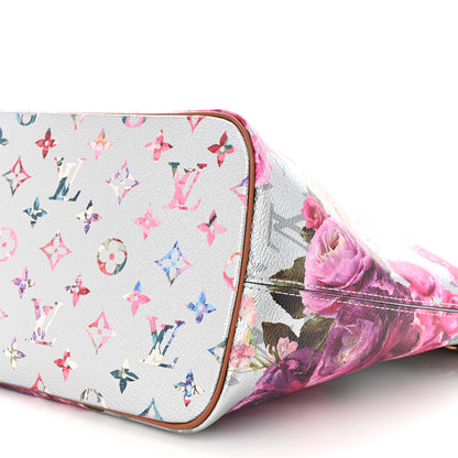 Louis Vuitton Metallic Monogram LV Garden Neverfull MM Silver 10 of 10