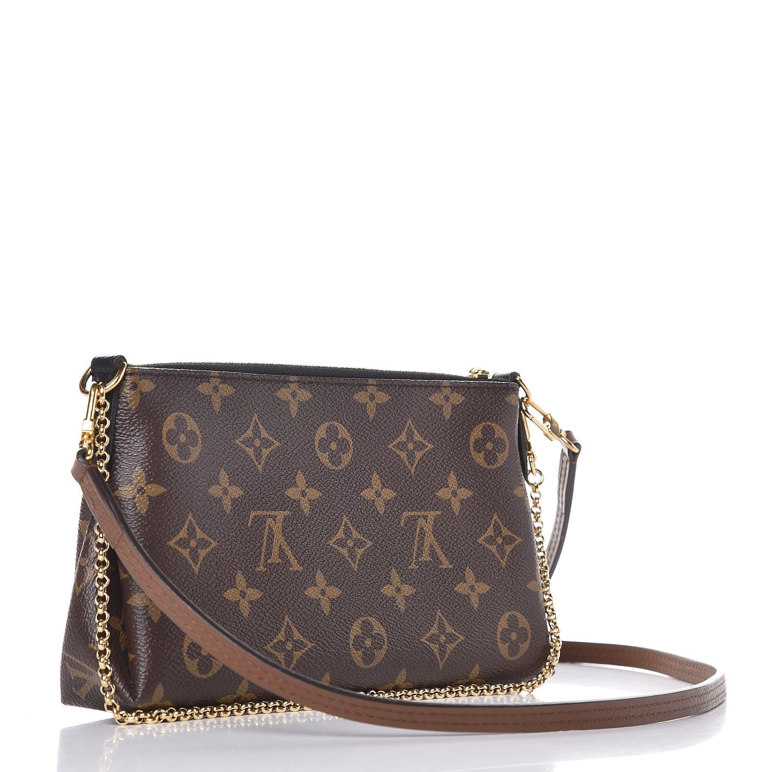 Louis Vuitton Monogram Pallas Clutch Black 3 of 7