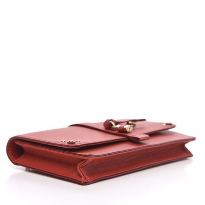 Chloe Calfskin Aurore Wallet on Chain Red 4 of 11