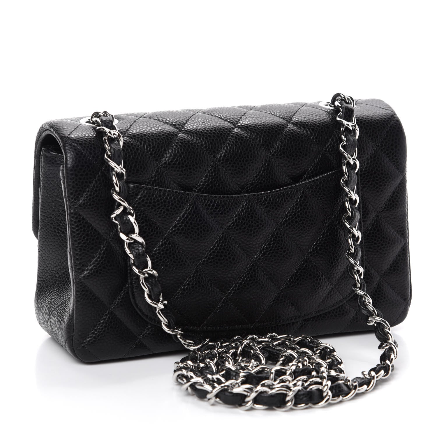 Chanel Caviar Quilted Mini Rectangular Flap Black 3 of 11