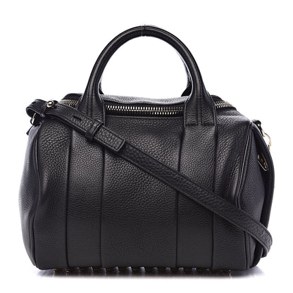 Alexander Wang Pebbled Lambskin Rockie Black Pale Gold Hardware 1 of 14
