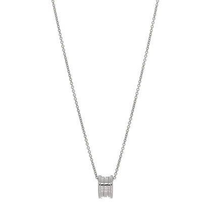 Bulgari 18K White Gold B.Zero1 Pendant Necklace 1 of 4