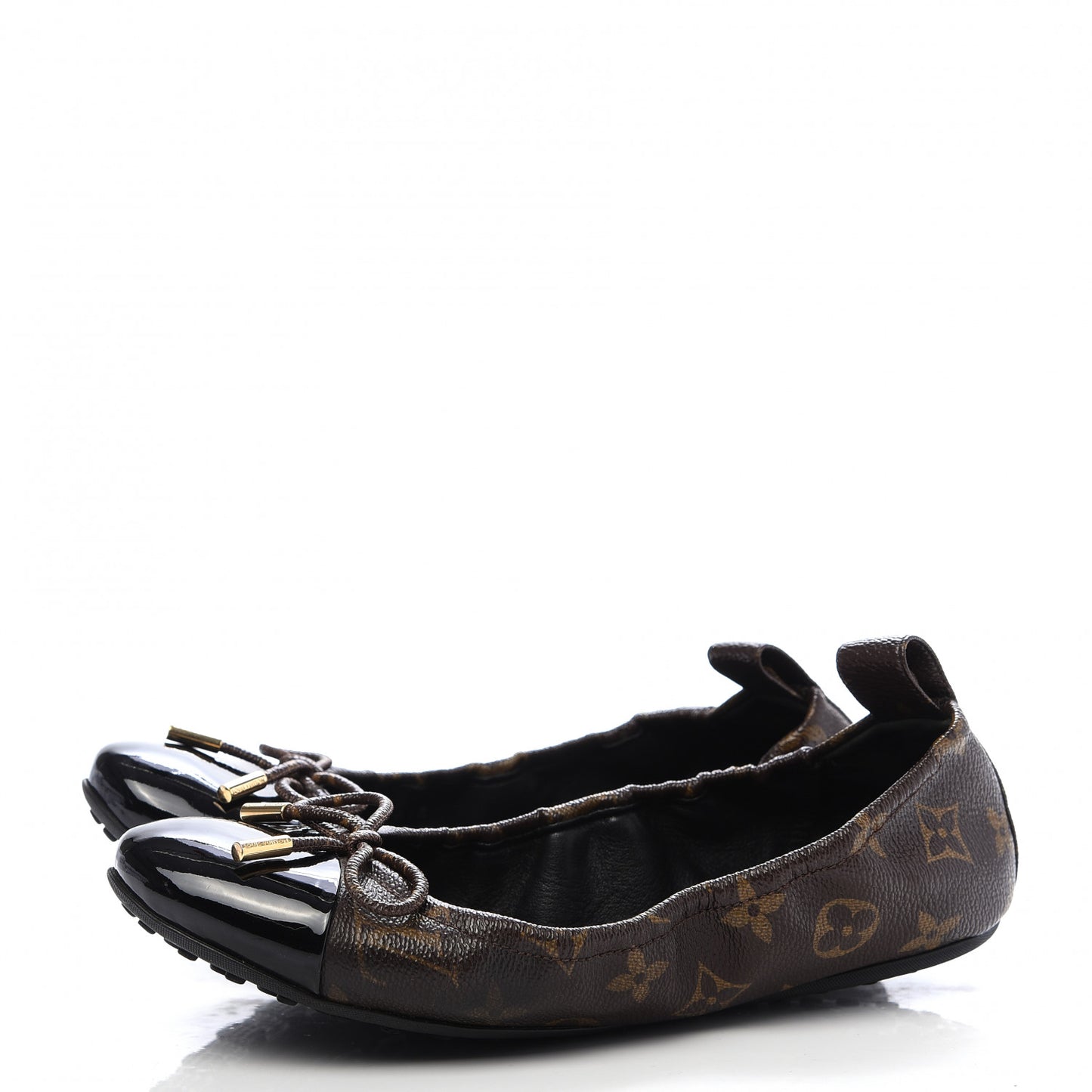Monogram Flirty Ballerina Flats 36 Black