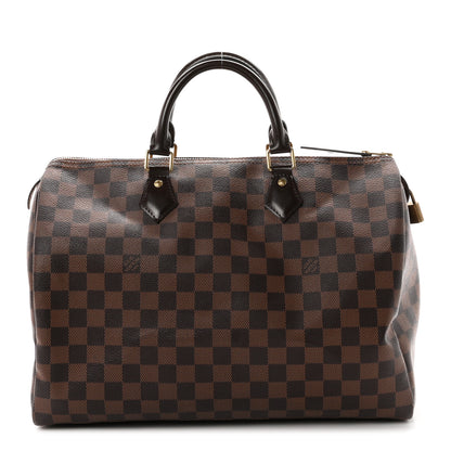 Louis Vuitton Damier Ebene Speedy 35 1 of 10