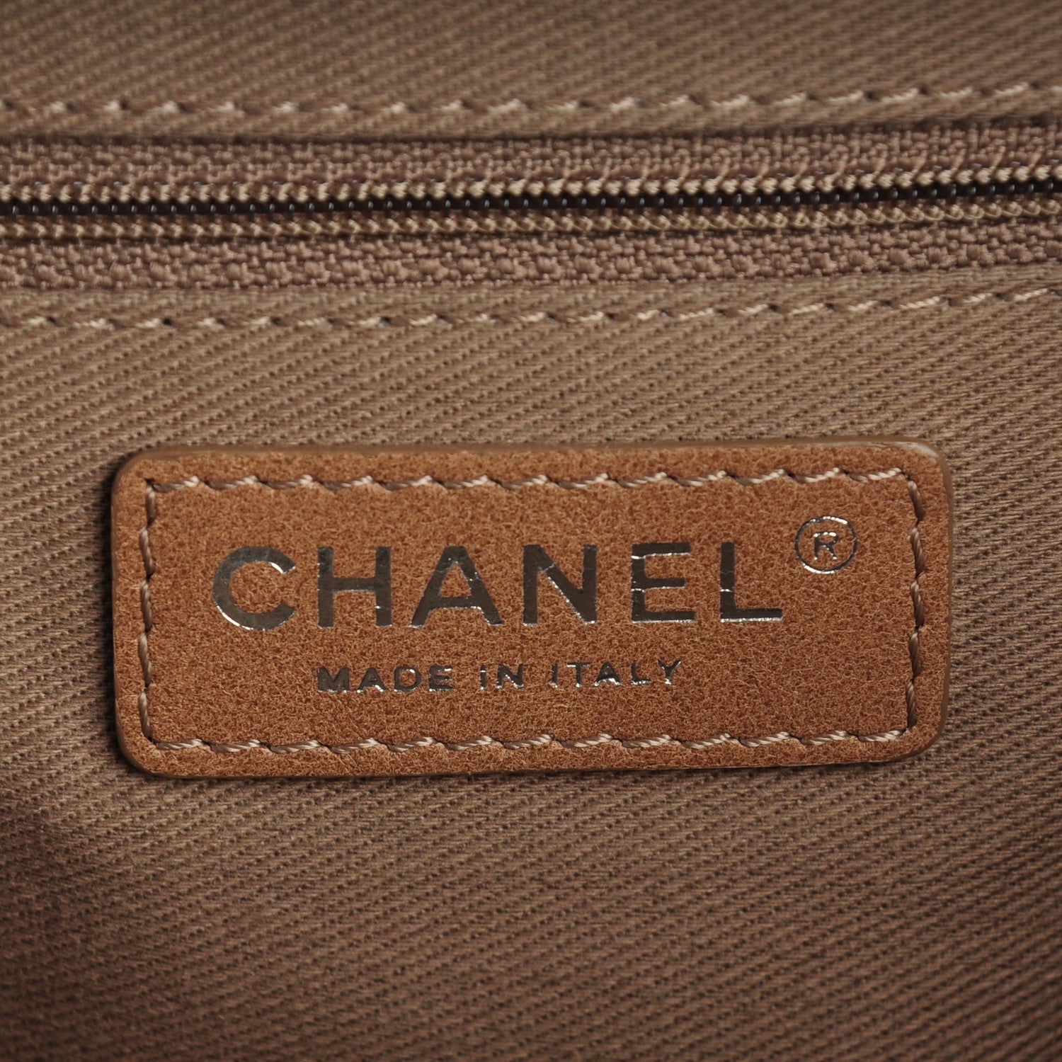Chanel Calfskin CC Pocket Hobo Grey 6 of 10