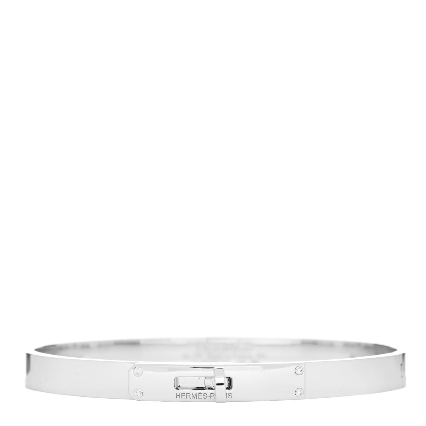 18K White Gold Diamond PM Kelly Bracelet SH