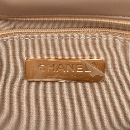 Chanel Lambskin Quilted Medium Chanel 19 Flap Dark Beige 6 of 11