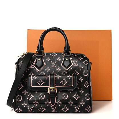 Louis Vuitton Monogram Fall for You Speedy Bandouliere 25 Black 9 of 9