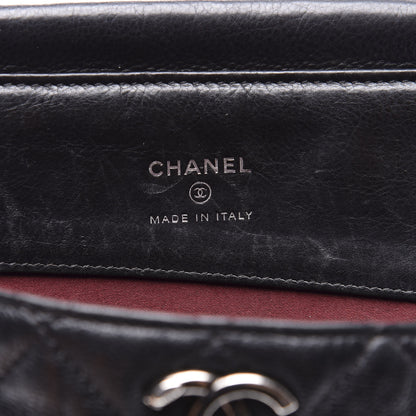 Chanel Calfskin Quilted CC Waiter Clutch Clutch With Chain Black 6 of 16