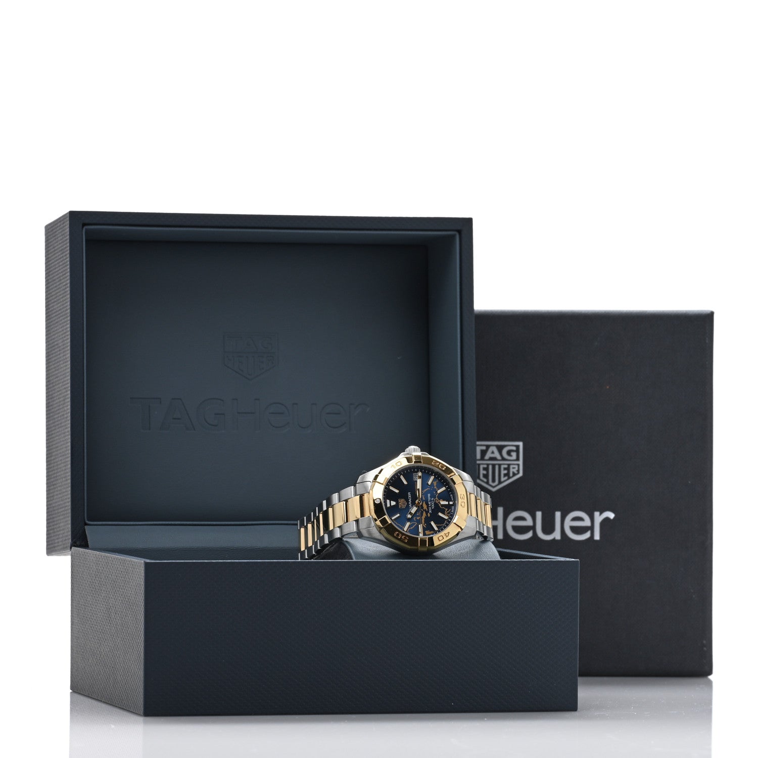 Tag Heuer Stainless Steel 32mm Aquaracer Caribbean Map Quartz Watch Blue WBD1324 5 of 5