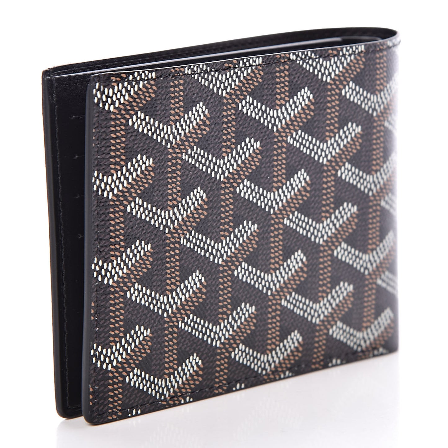 Goyardine Bi-Fold Victoire PM Wallet Black
