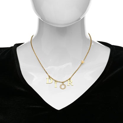 Christian Dior Crystal Dio(r)evolution Necklace Gold 2 of 4