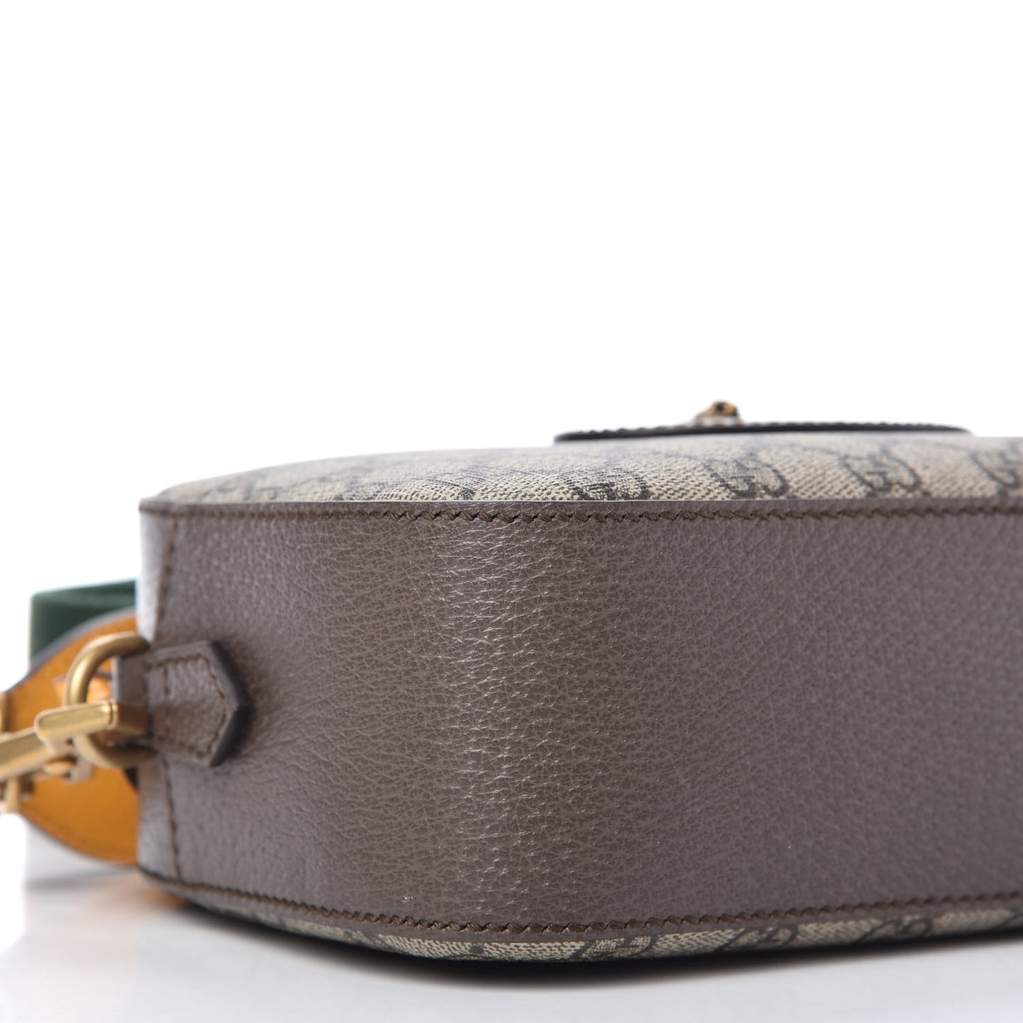 GG Supreme Monogram Web Neo Vintage Shoulder Bag Beige New Acero Crop