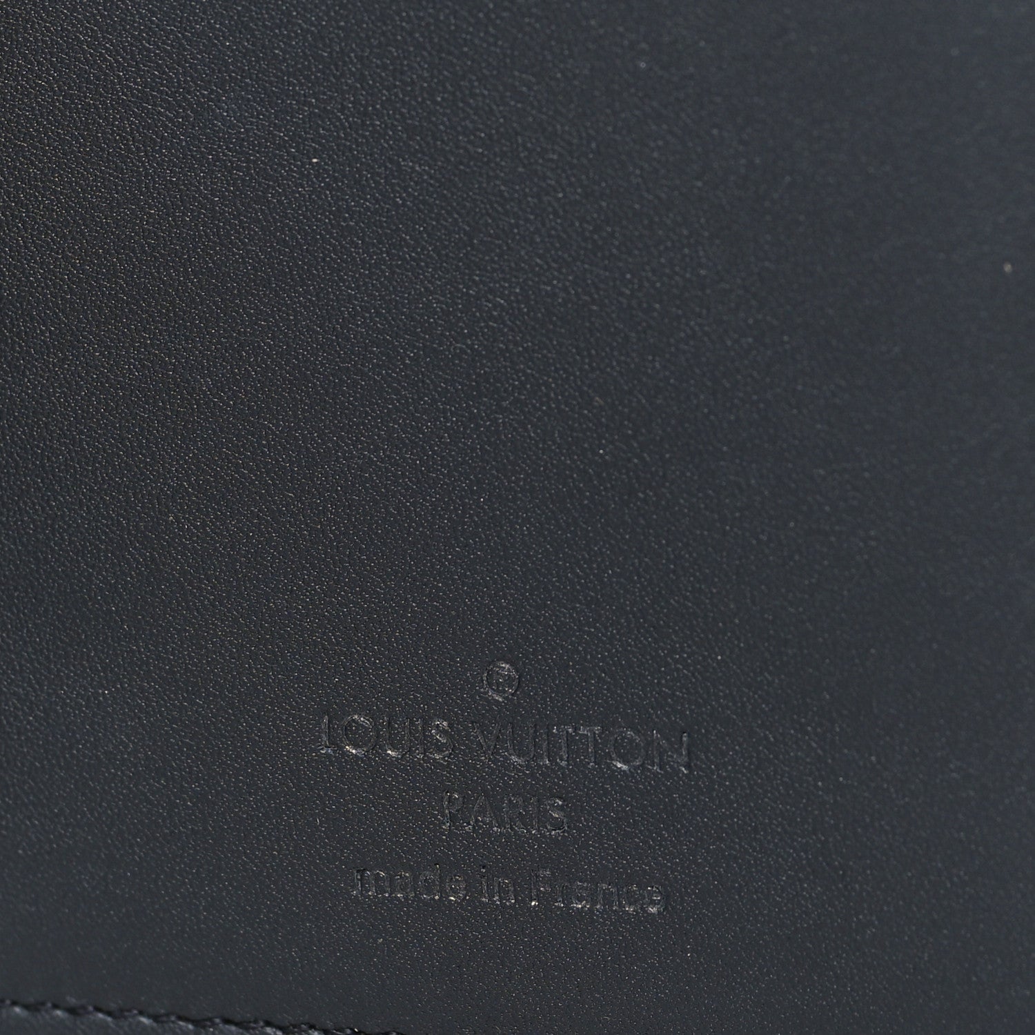 Louis Vuitton Calfskin Monogram Shadow Brazza Wallet Black 6 of 6