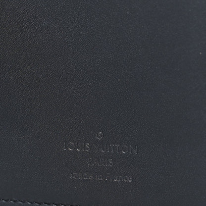 Louis Vuitton Calfskin Monogram Shadow Brazza Wallet Black 6 of 6