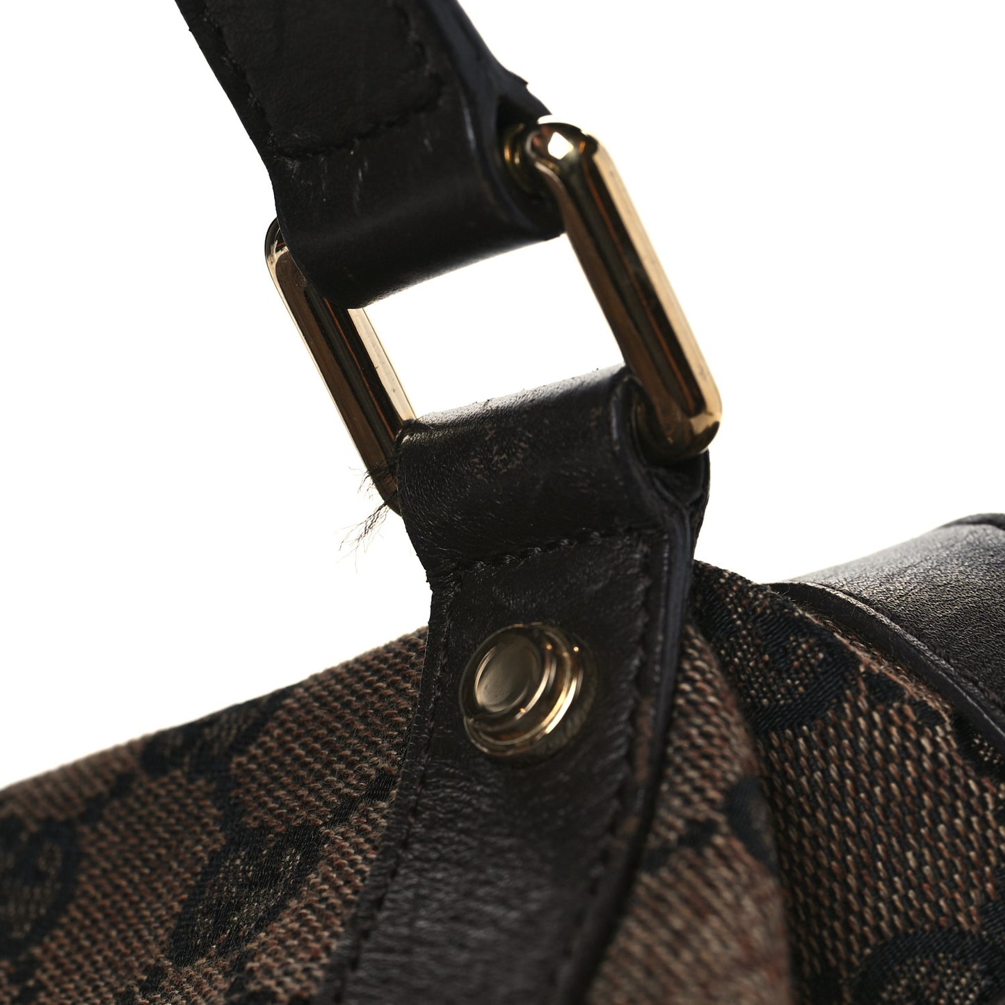 Monogram Medium Abbey Convertible Tote Dark Brown