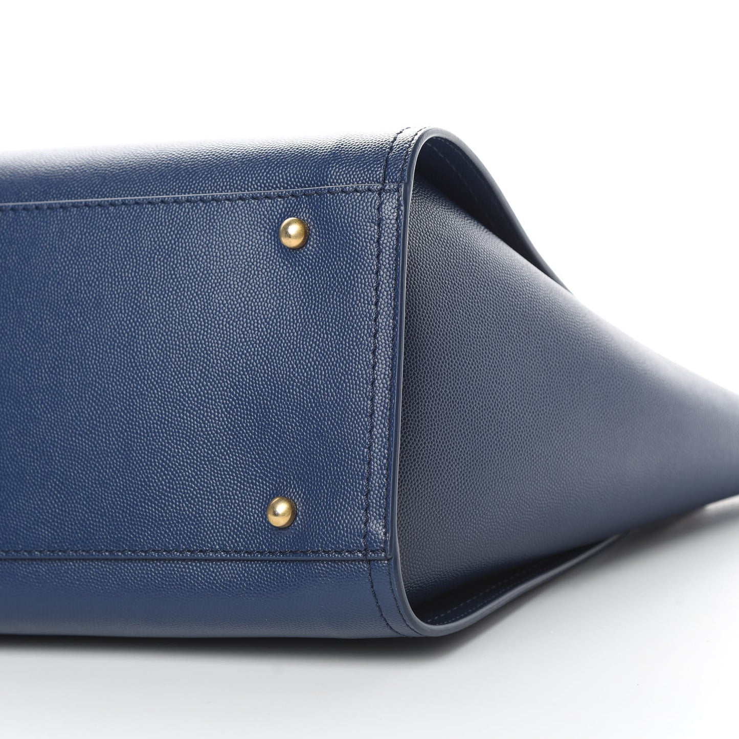 Caviar Small Studded Deauville Tote Navy