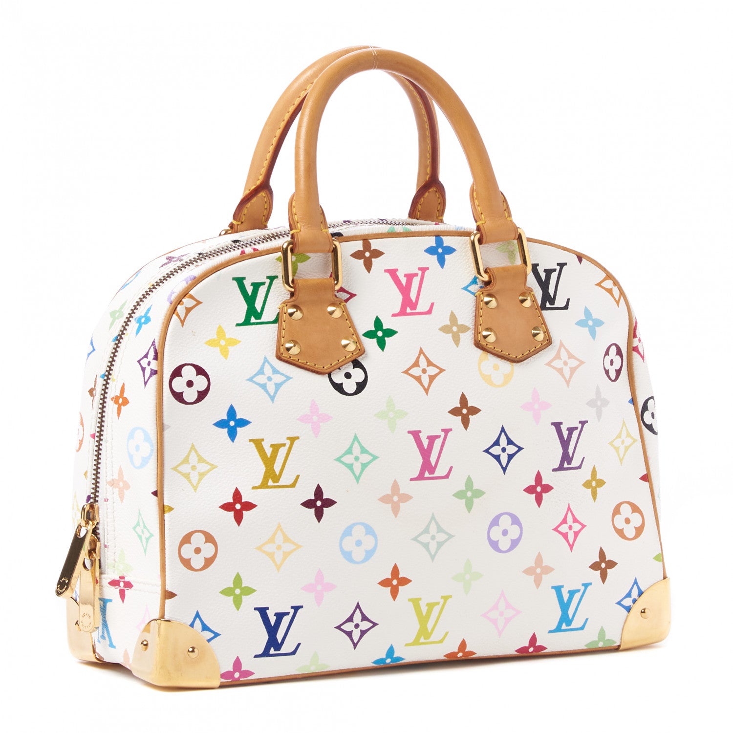 Louis Vuitton Monogram Multicolor Trouville White 3 of 8