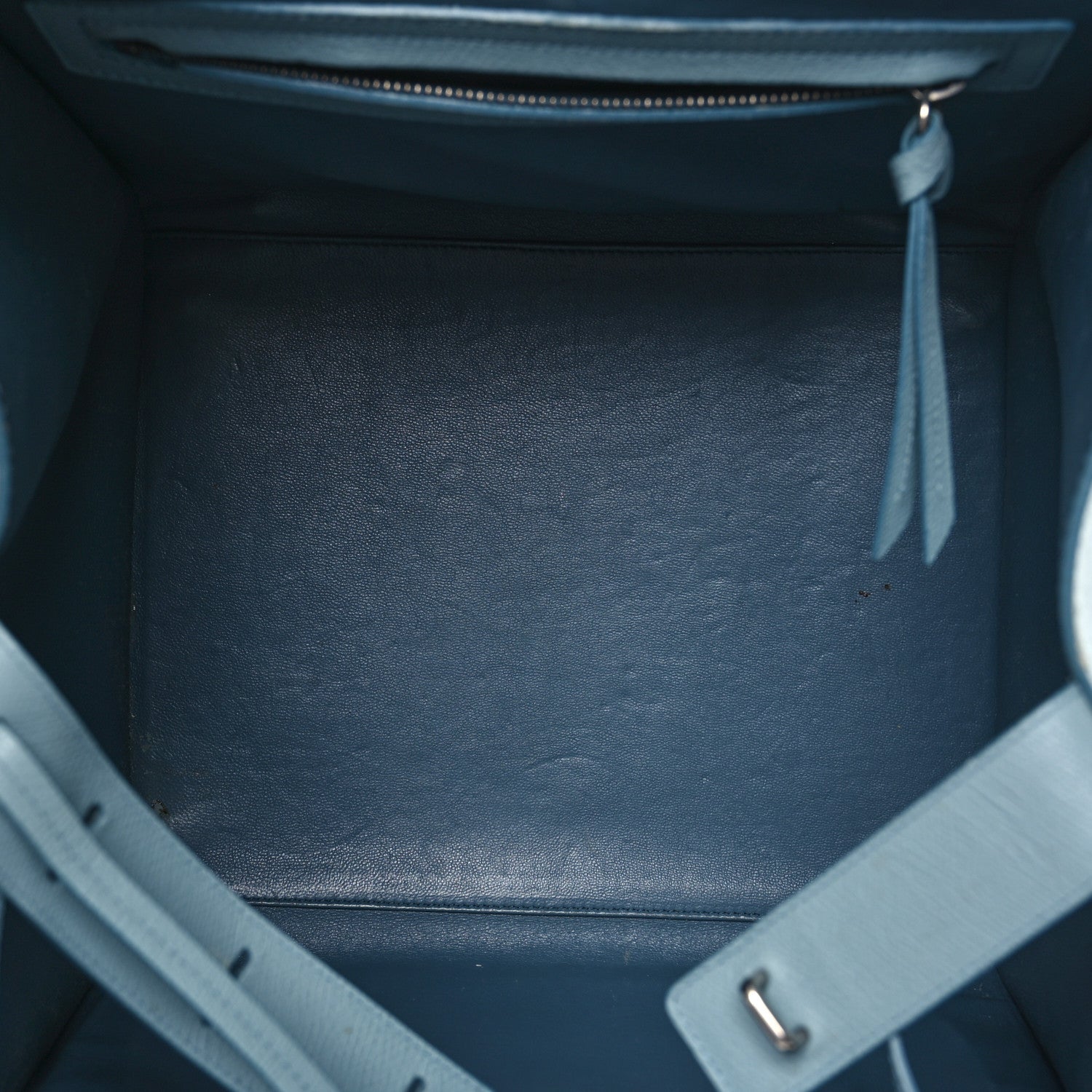 Celine Supple Calfskin Medium Phantom Luggage Slate Blue 5 of 17