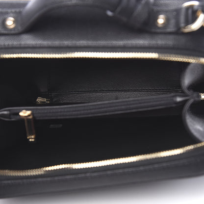 Chanel Caviar Quilted Medium CC Filigree Vanity Case Black 5 of 10
